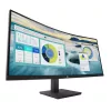 HP P34hc G4 WQHD USB-C Curved Monitor, 86,4 cm (34 cale), 3440 x 1440 pikseli, Wide Quad HD, LCD, 5 ms, Czarny
