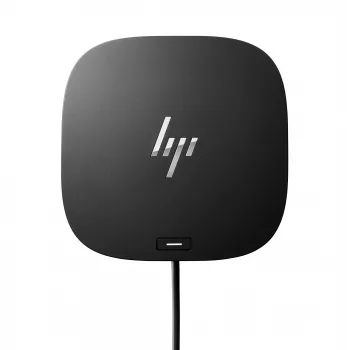 HP USB-C Dock G5, przewodowa, USB 3.2 Gen 1 (3.1 Gen 1) Type-C, czarna, czarna, Chiny, Kompatybilna z laptopami HP, MacBookami i innymi laptopami.[2]