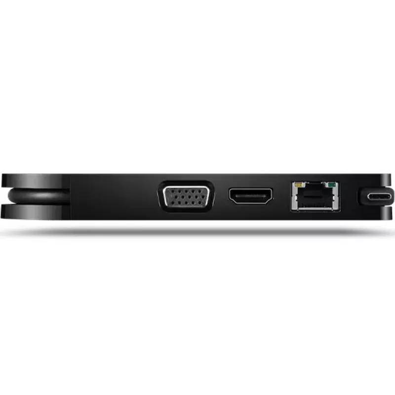 Lenovo 4X91H02421 hub interfejsu USB Type-C 5000 Mbit/s Czarny