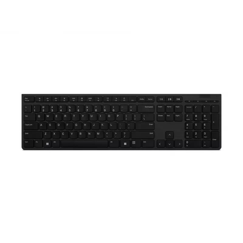 Klawiatura Lenovo 4Y41K04031 biurowa RF Wireless + Bluetooth US English szara