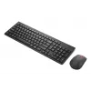 Lenovo 4X31R64462 klawiatura z myszą biurowa RF Wireless + Bluetooth duńska czarna