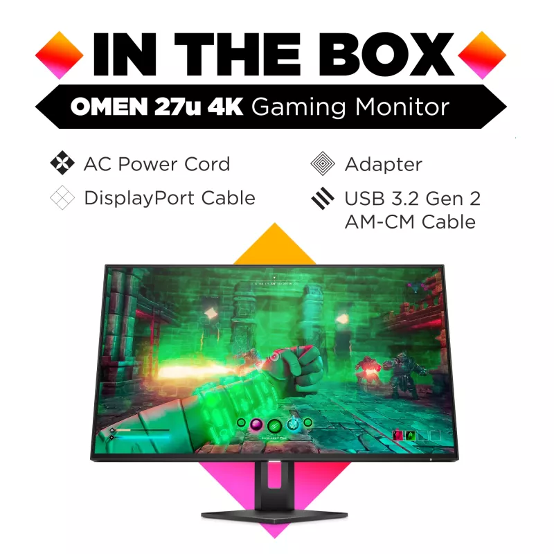 Monitor HP OMEN 27u 27 cali 4K Ultra HD LCD 3840 x 2160
