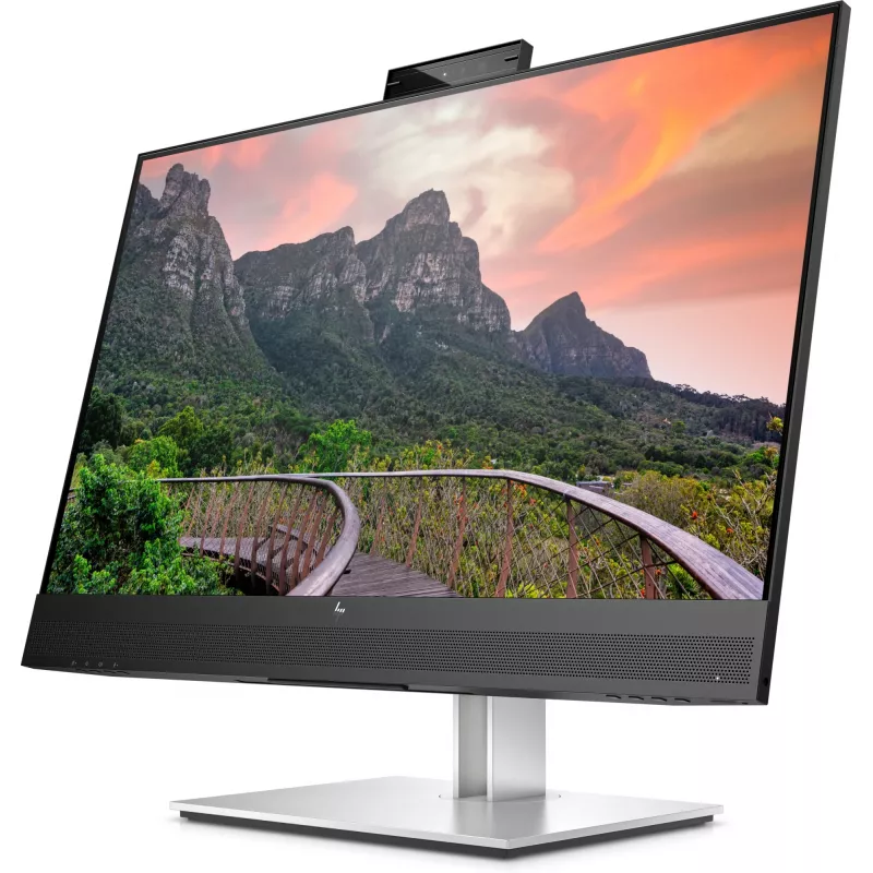 Monitor konferencyjny HP E27m G4 QHD USB-C, 68,6 cm (27 cali), 2560 x 1440 pikseli, Quad HD, LCD, 5 ms, Czarny, Srebrny