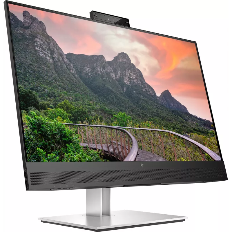 Monitor konferencyjny HP E27m G4 QHD USB-C, 68,6 cm (27 cali), 2560 x 1440 pikseli, Quad HD, LCD, 5 ms, Czarny, Srebrny