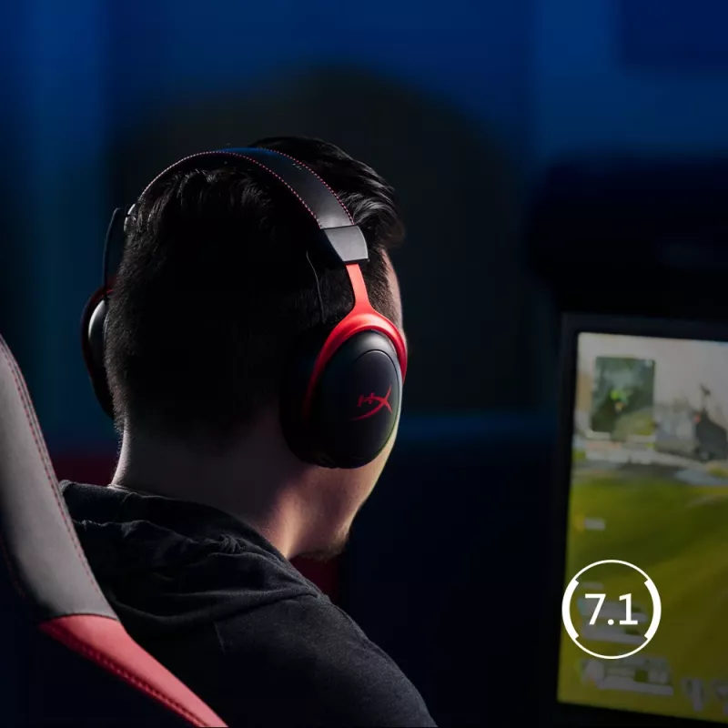 HyperX Cloud II Wireless - słuchawki gamingowe (czarno-czerwone)