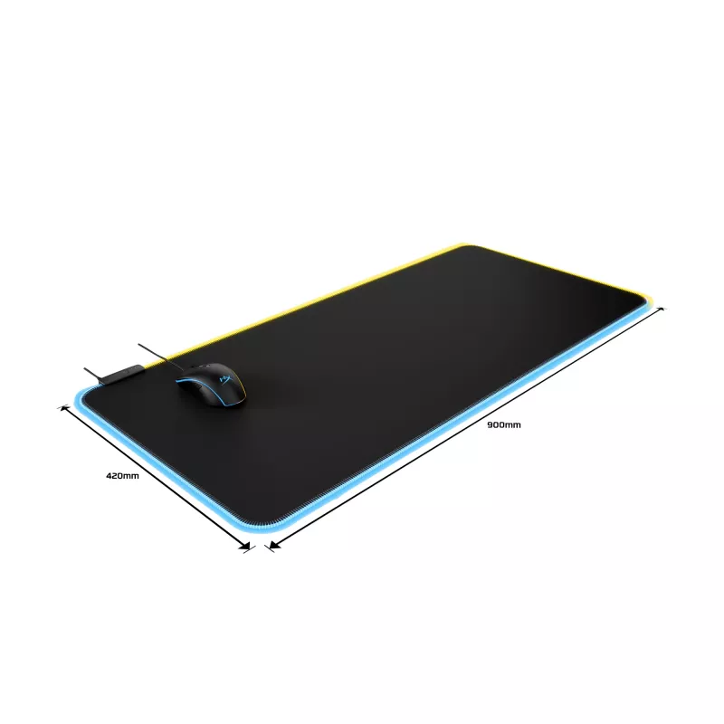HyperX Pulsefire Mat - RGB podkładka pod mysz dla graczy - materiałowa (XL)
