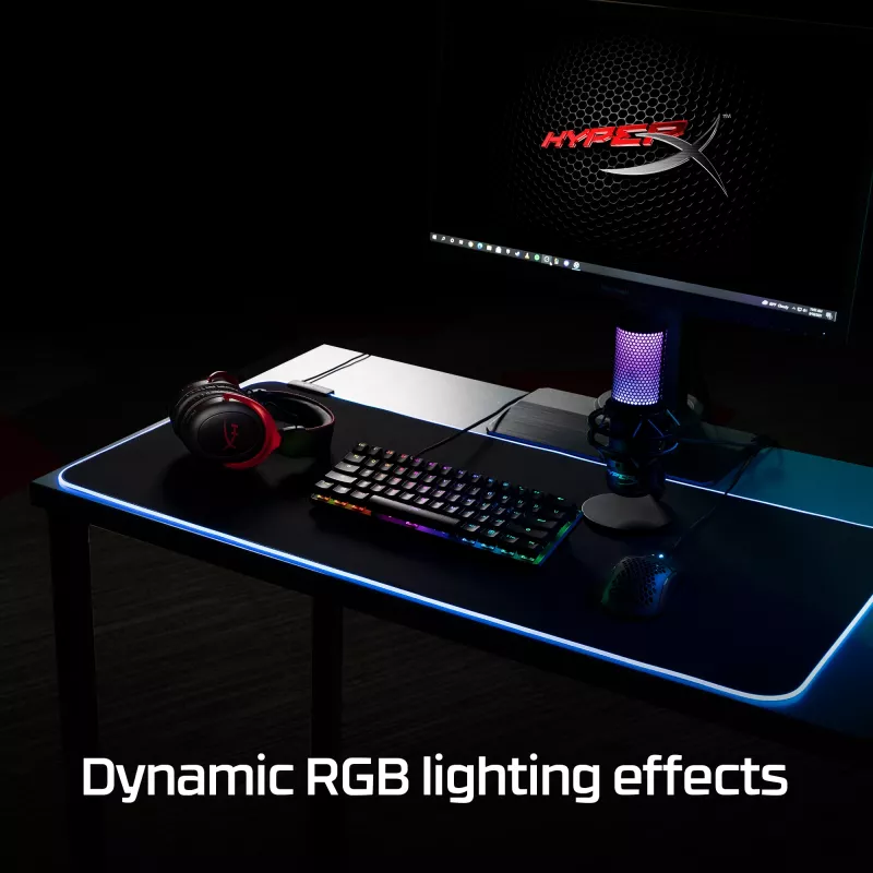 HyperX Pulsefire Mat - RGB podkładka pod mysz dla graczy - materiałowa (XL)