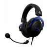 HyperX Cloud — Zestaw słuchawkowy gamingowy — PS5-PS4 (czarno-niebieski)