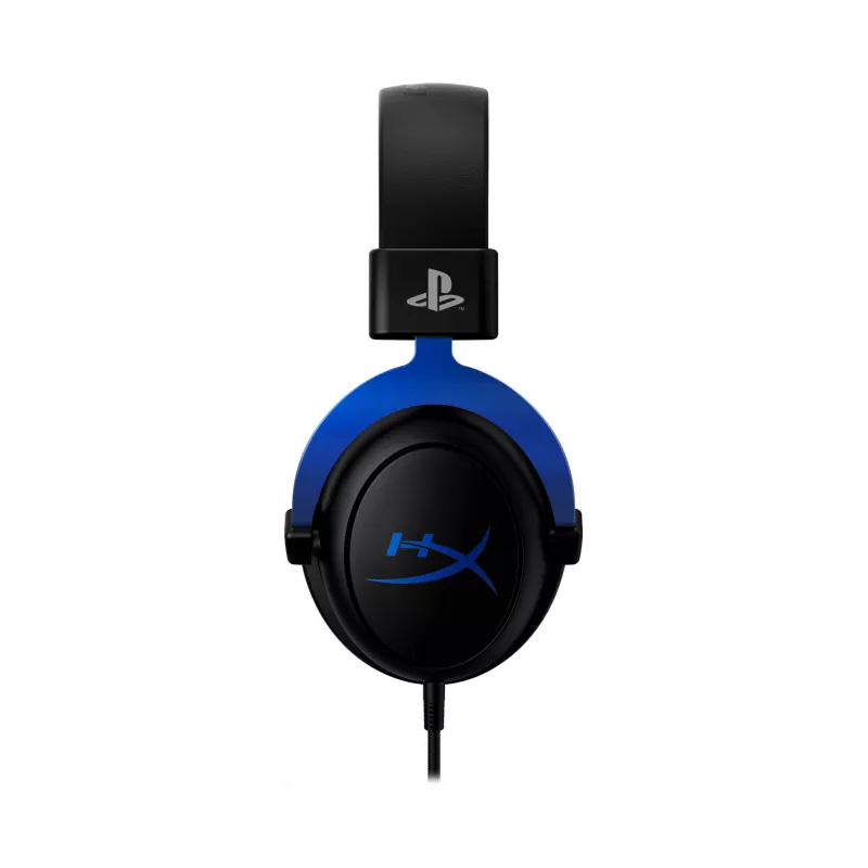 HyperX Cloud — Zestaw słuchawkowy gamingowy — PS5-PS4 (czarno-niebieski)
