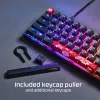 HyperX Alloy Origins 65 - mechaniczna klawiatura gamingowa - HX Aqua (układ US)