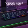 HyperX Alloy Origins 65 - mechaniczna klawiatura gamingowa - HX Aqua (układ US)