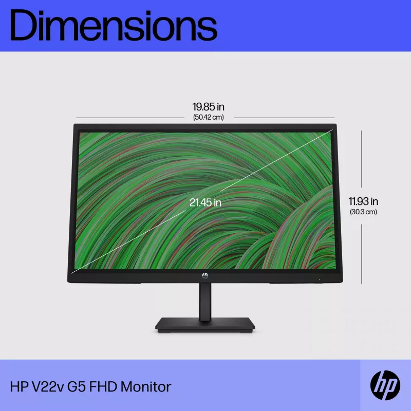 Monitor HP V22v G5 21,4 cala Full HD 1920 x 1080