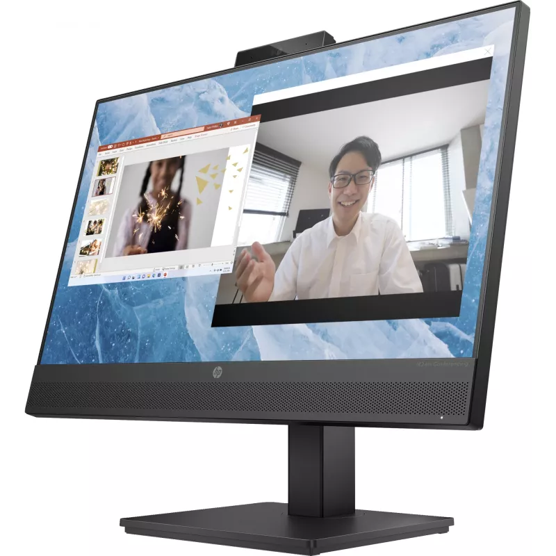 Monitor konferencyjny HP M24m, 60,5 cm (23,8 cala), 1920 x 1080 pikseli, Full HD, LED, 5 ms, czarny
