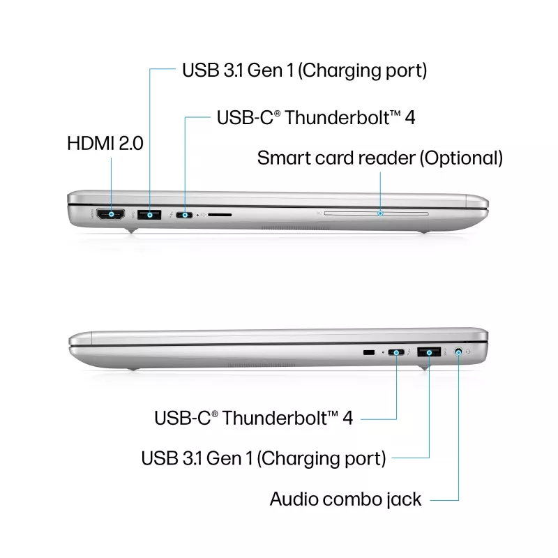 HP Elite c640 G3 Intel® Core™ i5 i5-1245U Chromebook 35.6 cm (14 cali) Full HD 16 GB LPDDR4x-SDRAM 256 GB SSD Wi-Fi 6 (802.11ax) ChromeOS srebrny