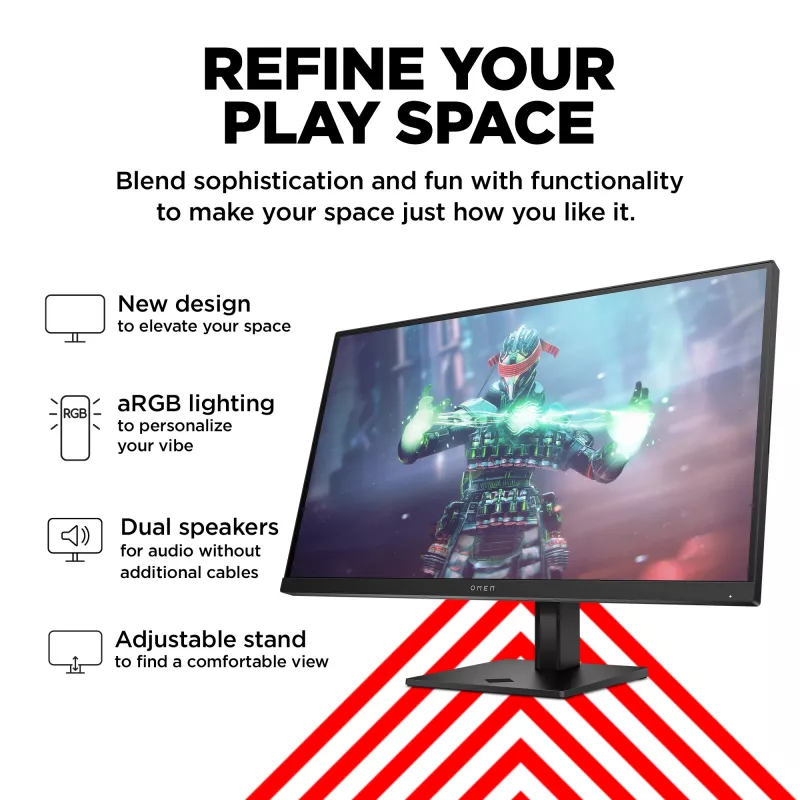 OMEN by HP 27-calowy monitor gamingowy UHD 144 Hz - OMEN 27k