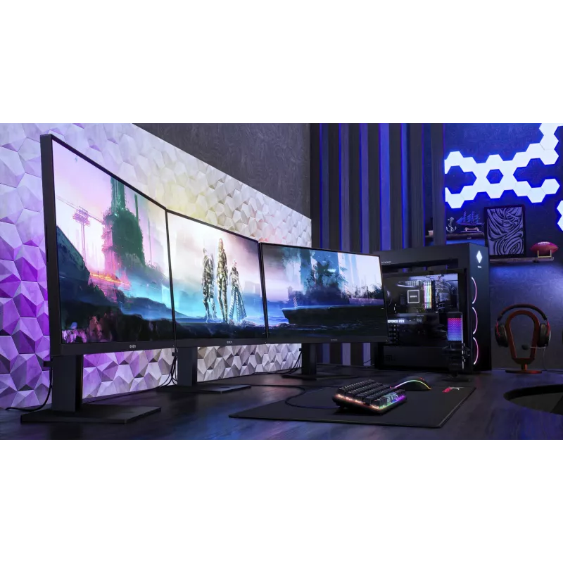 OMEN by HP 27 cali QHD 240 Hz monitor gamingowy - OMEN 27qs