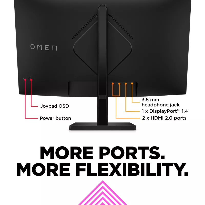 OMEN by HP 31,5-calowy zakrzywiony monitor gamingowy QHD 165 Hz – OMEN 32c