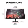 OMEN by HP 31,5-calowy zakrzywiony monitor gamingowy QHD 165 Hz – OMEN 32c