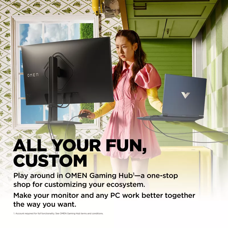 OMEN by HP 31,5-calowy zakrzywiony monitor gamingowy QHD 165 Hz – OMEN 32c