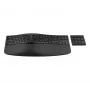HP 965 Ergonomic Wireless klawiatura, pełnowymiarowa (100%), bezprzewodowa, RF Wireless + Bluetooth, membranowa, czarna