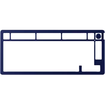 Mechaniczna klawiatura KINGSTON HyperX Alloy Rise 75 Top Plate Navy niebieski (model 85U15AA)