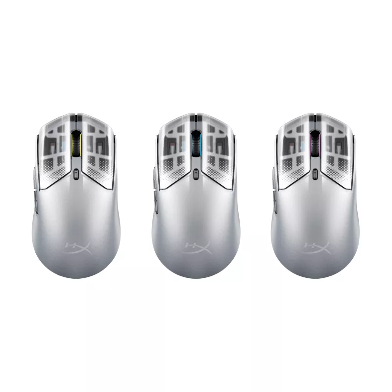 HyperX Pulsefire Haste 2 S srebrny Bezprzewodowa Mysz Gamingowa