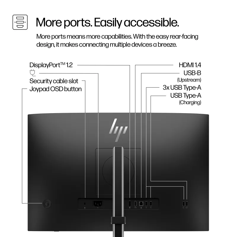 Monitor HP Series 5 Pro 24 cale WUXGA - 524pn, 61 cm (24 cale), 1920 x 1200 pikseli, WUXGA, LCD, 5 ms, czarny
