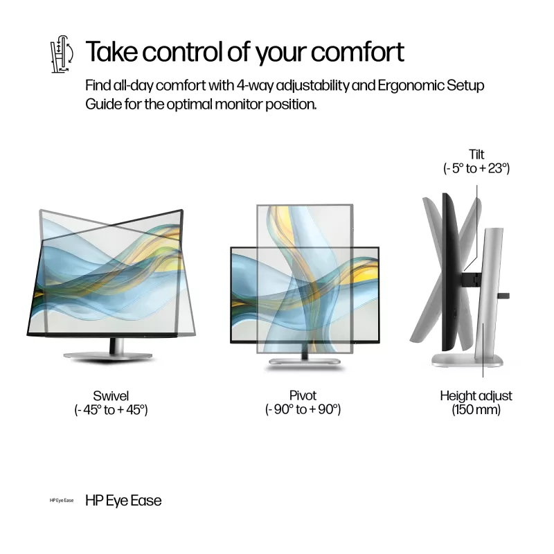 Monitor HP Series 5 Pro 24 cale WUXGA - 524pn, 61 cm (24 cale), 1920 x 1200 pikseli, WUXGA, LCD, 5 ms, czarny