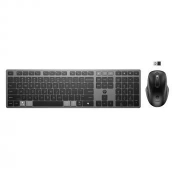 HP 725 Multi-Device Rechargeable Wireless klawiatura and mysz Combo Full-size Wireless Bluetooth
