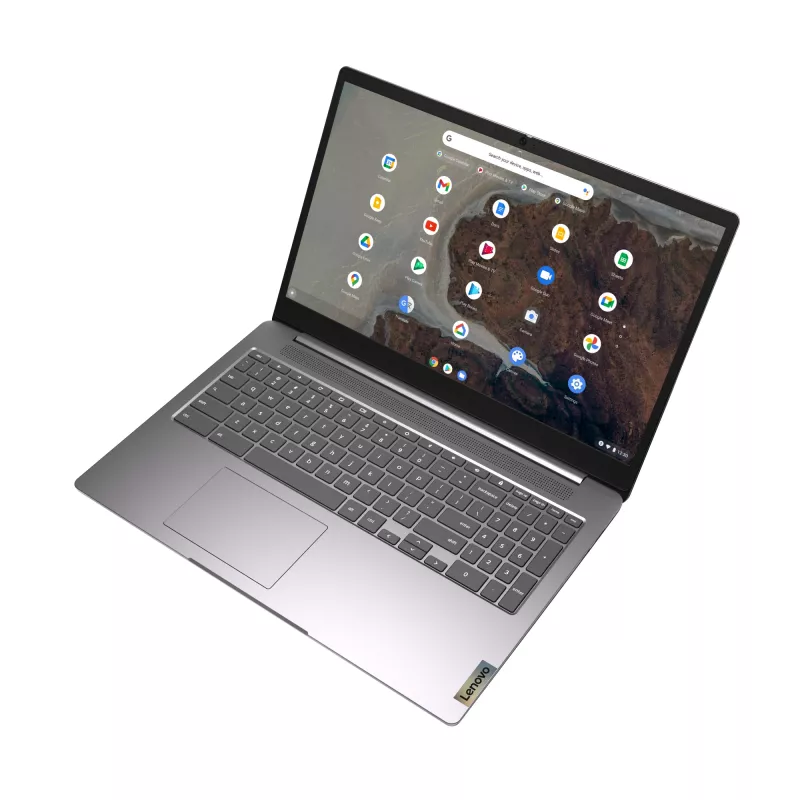 Lenovo IdeaPad 3 Chrome 15IJL6 Intel® Celeron® N N4500 Chromebook 39,6 cm (15,6 cala) Full HD 8 GB LPDDR4x-SDRAM 128 GB eMMC Wi-Fi 6 (802.11ax) ChromeOS German szary