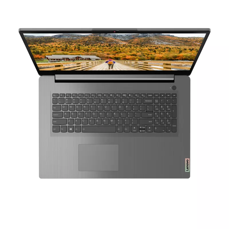 Lenovo IdeaPad 3 17ALC6 AMD Ryzen™ 7 5700U Laptop 43,9 cm (17,3 cala) Full HD 12 GB DDR4-SDRAM 512 GB SSD Wi-Fi 6 (802.11ax) Windows 11 Home Niemiecki Szary