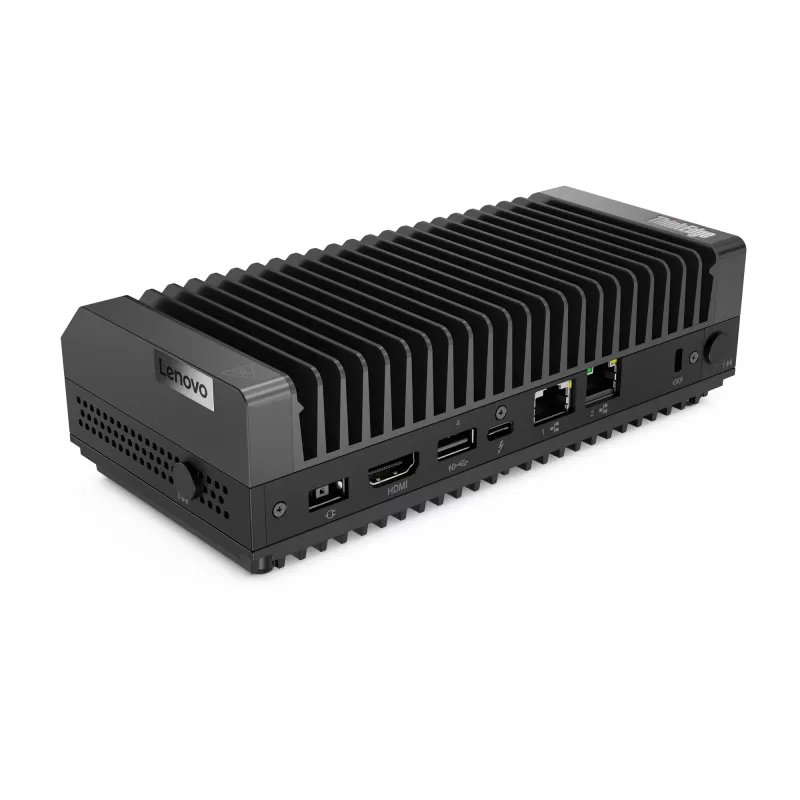 Lenovo ThinkEdge SE30 Intel® Core™ i3 i3-1115GRE 8 GB DDR4-SDRAM 256 GB SSD Windows 11 IoT Enterprise Mini PC Czarny