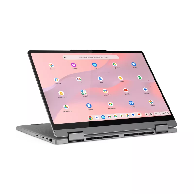 Lenovo Chrome 2in1 14IRU10 Intel Core 5 120U Chromebook 35.6 cm (14 inch) Dotykowy WUXGA 8 GB LPDDR5-SDRAM 128 GB UFS Wi-Fi 6E (802.11ax) ChromeOS Angielski Szary