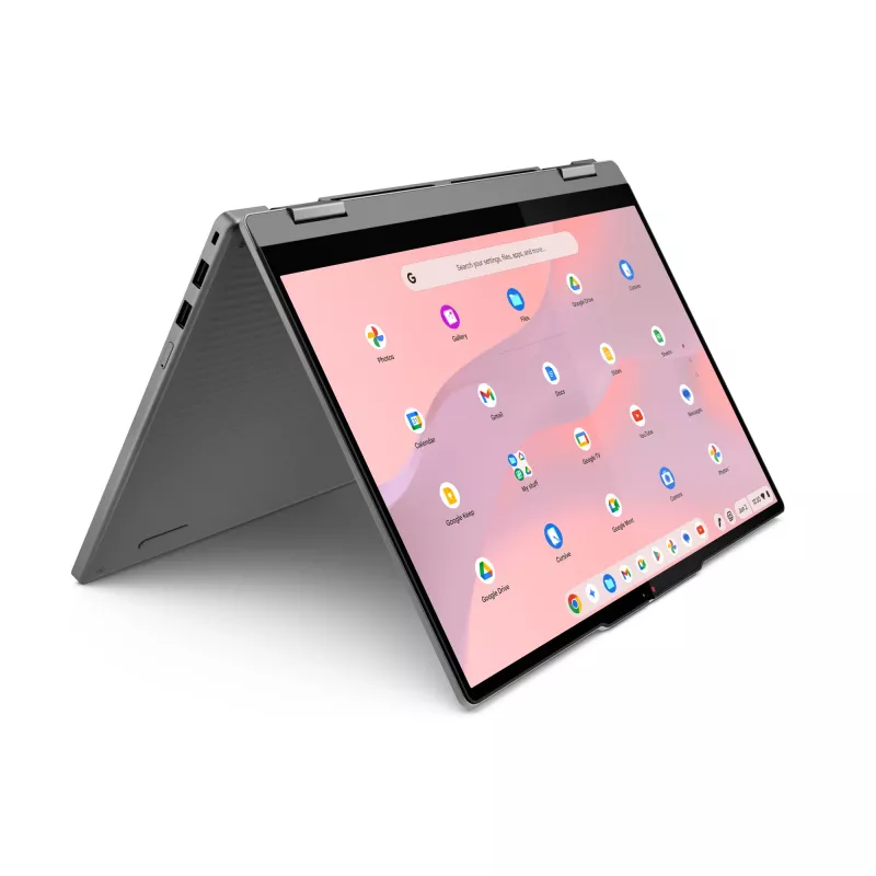 Lenovo Chrome 2in1 14IRU10 Intel Core 5 120U Chromebook 35.6 cm (14 inch) Dotykowy WUXGA 8 GB LPDDR5-SDRAM 128 GB UFS Wi-Fi 6E (802.11ax) ChromeOS Angielski Szary