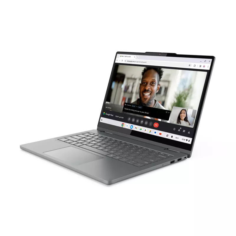 Lenovo Chrome 2in1 14IRU10 Intel Core 5 120U Chromebook 35.6 cm (14 inch) Dotykowy WUXGA 8 GB LPDDR5-SDRAM 128 GB UFS Wi-Fi 6E (802.11ax) ChromeOS Angielski Szary