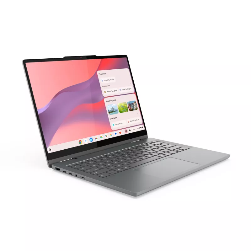 Lenovo Chrome 2in1 14IRU10 Intel Core 5 120U Chromebook 35.6 cm (14 inch) Dotykowy WUXGA 8 GB LPDDR5-SDRAM 128 GB UFS Wi-Fi 6E (802.11ax) ChromeOS Angielski Szary