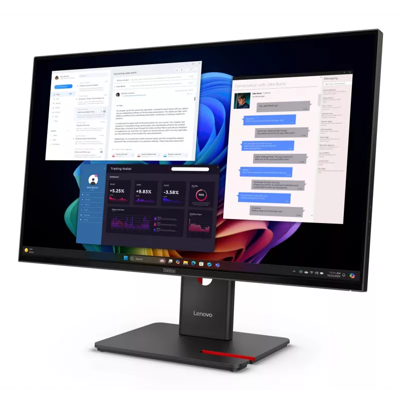 Monitor Lenovo ThinkVision T27UD-40 27 cali 4K Ultra HD LCD 3840 x 2160
