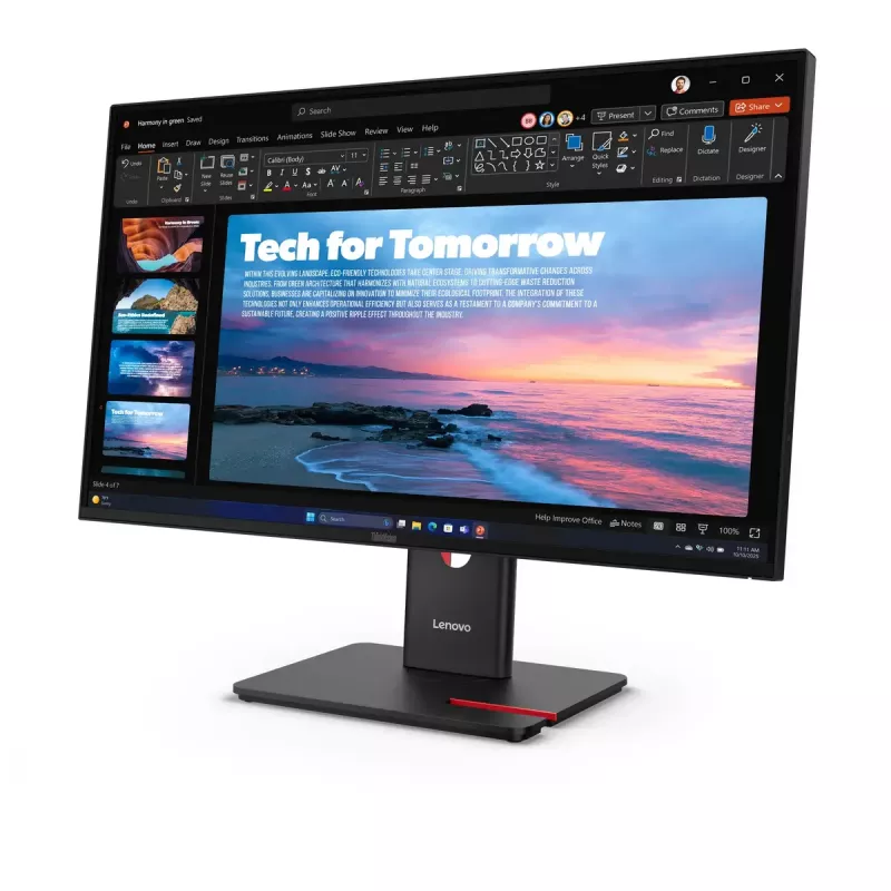 Monitor Lenovo ThinkVision T27QD-40 27 cali Wide Quad HD LED 2560 x 1440