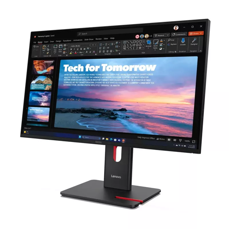 Monitor Lenovo ThinkVision T27QD-40 27 cali Wide Quad HD LED 2560 x 1440