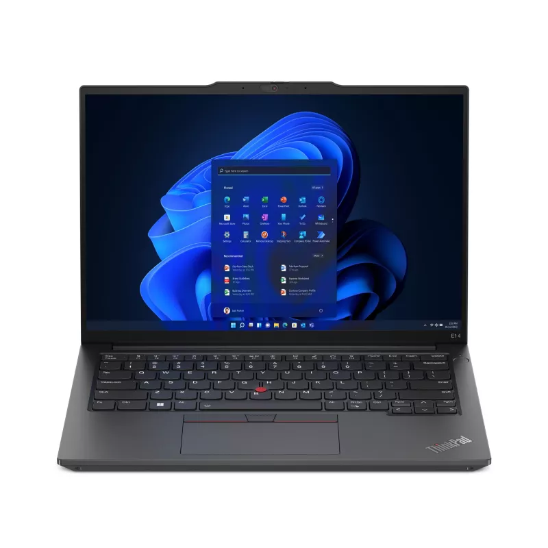 Lenovo ThinkPad E14 Gen 5 (AMD) AMD Ryzen™ 3 7330U Laptop 35,6 cm (14 cali) WUXGA 8 GB DDR4-SDRAM 256 GB SSD Wi-Fi 6 (802.11ax) Windows 11 Pro Nordic Czarny