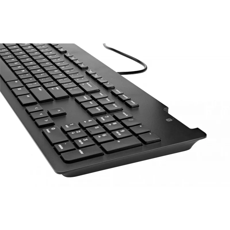 HP Business cienki v2 Smartcard klawiatura, pełnowymiarowa (100%), przewodowa, USB, czarna
