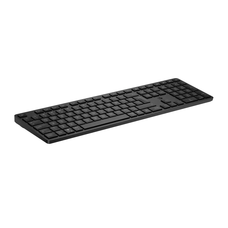 Klawiatura HP 495K dwutrybowa do wielu urządzeń, pełnowymiarowa (100%), bezprzewodowa, USB + Bluetooth, czarna
