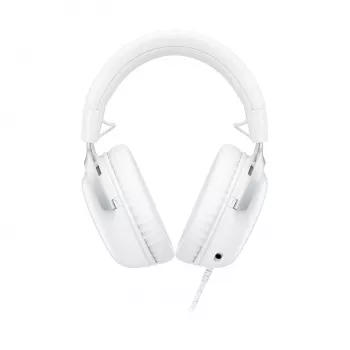 HyperX Cloud III - Zestaw słuchawkowy do gier (biały), Biały, Chiny, Tajlandia, Wokółuszne, Zamknięte, 155 mm, 86,7 mm