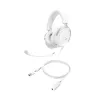HyperX Cloud III - Zestaw słuchawkowy do gier (biały), Biały, Chiny, Tajlandia, Wokółuszne, Zamknięte, 155 mm, 86,7 mm