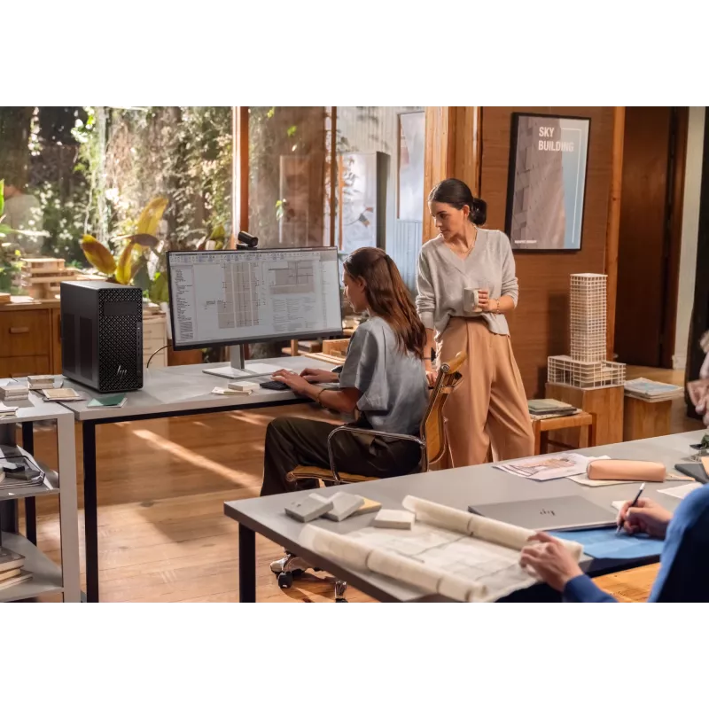 HP Z2 Tower G1i Intel Core Ultra 7 265K 32 GB DDR5-SDRAM 1 TB SSD Windows 11 Pro Stacja robocza Stacja robocza AI, komputer AI Czarny