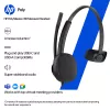 HP Poly Mission 415 Monaural USB Wired Headset (Bulk), 99 g, czarny