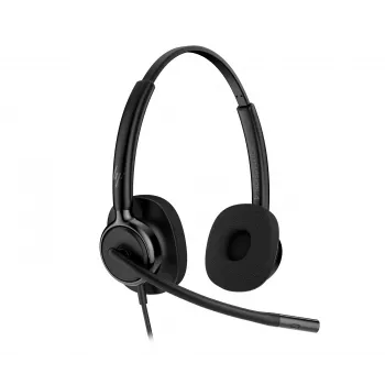 Przewodowy zestaw słuchawkowy stereo HP POLY Mission 425 Classic, połączenie USB, 126 g