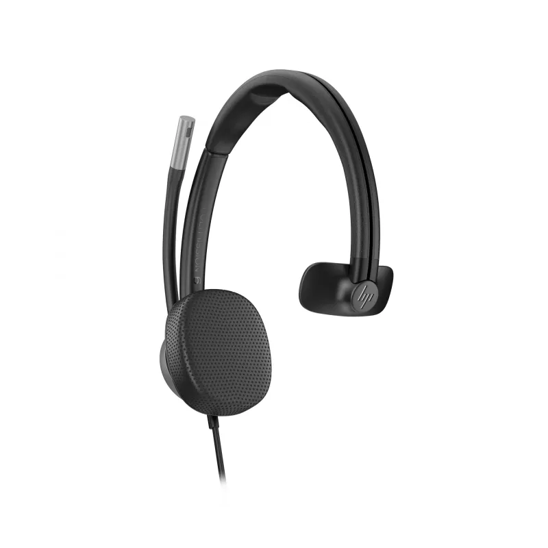 Zestaw słuchawkowy HP Poly Mission 615 monauralny przewodowy USB, 117,5 g, czarny