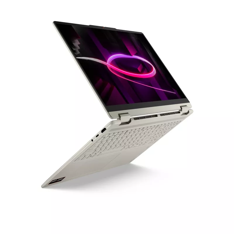 Lenovo Yoga 7 2-w-1 16AGP11 Copilot+ PC AMD Ryzen™ AI 7 445 Hybrydowy (2-w-1) 40,6 cm (16 cali) Ekran dotykowy WQXGA+ 32 GB LPDDR5x-SDRAM 1 TB SSD Wi-Fi 7 (802.11be) Windows 11 Home Niemiecki Seashell (kolor)