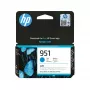 HP 951 cyjan Oryginalnyna kaseta z tuszem, Cyjan, 1 szt., 535 stron